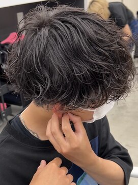 ノード(NODE) 波巻きスパイラルツイストスパイラルパーママッシュメンズヘア