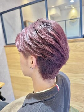 スーリール 新宮店(Sourire) 毛流れメンズ★カシスバイオレット