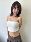 大人長めのレイヤーボブ