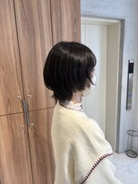 ガリカ 博多(Gallica)&nbsp;ミニウルフスタイルに暗髪カラーダークグレー