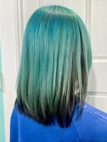 エターナルバイマティーナ(Eternal by MATINA)&nbsp;【エメラルドグリーン×逆インナーカラー】池袋美容室
