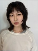 ミディアムレイヤー　オン眉