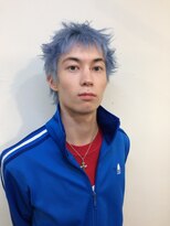 ジーナ(XENA)&nbsp;流行りのナードショートにくすみペールブルーでおしゃれに