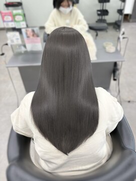 ガルボヘアー 桟橋店(garbo hair) オリーブカラー透明感カラー高知美容院