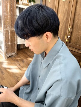 ユイマァル 倉敷(YUIMARL) 倉敷メンズブリーチ20代30代40代韓国マッシュブルーブラック