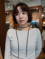 ユルクメゾンシティ 名古屋(JURK MAISON CITY) 名古屋/ミルクティーブロンド/ダークブルー/デジタルパーマ