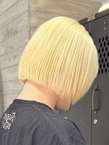 ヲタク(wotaku.)&nbsp;抜きっぱなしブロンドハイトーンタイトボブケアブリーチミニボブ