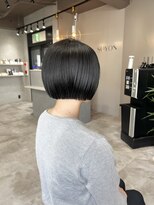 ソヨン 平塚店(SOYON)&nbsp;コンパクトミニボブ｜まとまりの良い切りっぱなしボブ