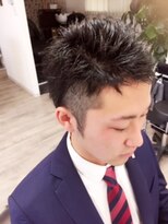 ヘアサロン アイラス(hair salon Ailus) 耳周りをすっきりさせた大人の黒髪