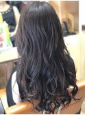 大人女子カラー!クールなバイオレットブラウン