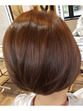 エイクス ヘア デザイン×美髪クリニック 千葉(AQs hair design) ナチュラルストレート×ボブ
