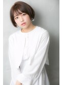 大人かわいい♪ナチュラルミニマムボブ【Riviera西日暮里】