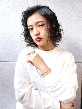 アンフェインド02(UNFEIGNED 02) クラゲヘアー/小顔に見せるヘア/ココアベージュ/伏見/栄