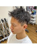 横浜メンズヘアツイストパーマツーブロックイケメンショート短髪