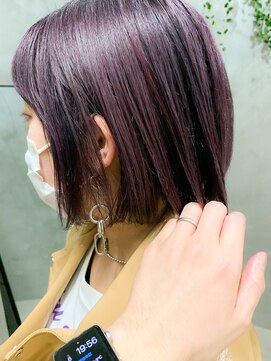 テトヘアー(teto hair) ラベンダーアッシュ、パープル、暖色カラー、ブリーチ