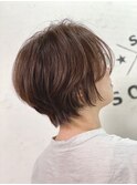 グラデーションショートボブ