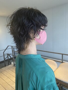 リバレッジ 広尾(Leverage) 大人のカーリーマッシュウルフ