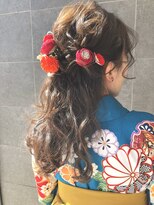 アルモ ヘア フア 東静岡(ALMO hair HUA) 卒業式ヘアアレンジ　ハーフアップ