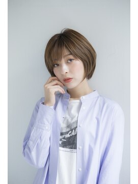 ミエルヘアーエスト 新宿店(mielhair est) グレージュショートボブ【新宿】