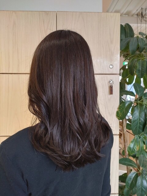 20代30代大人可愛い髪質改善カラーブラウンベージュ韓国風ヘア