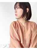 大人かわいいボブ