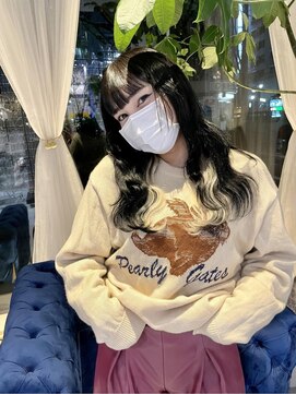 アール バイ ニーナ(R by NINA) 【R Saya】韓国ブラック×ホワイト