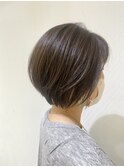 【ash町田駅前通り店 木口優子】ラウンドショートボブ
