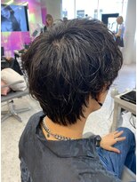 ユーフォリア 渋谷グランデ(Euphoria SHIBUYA GRANDE)&nbsp;メンズカット 束感 ニュアンスパーマ アースカラー