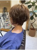 ショートウェーブパーマスタイル
