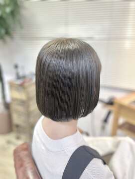 ナチュラル 仙台駅前店(Natural) natural仙台駅前店　艶髪カラー　ボブスタイル