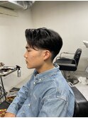 波巻き束感ショートツーブロックマッシュアップバングコンマヘア