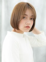 ドクターズ サロン ラブ(Dr's Salon LAB) 透け感前下がりボブ外国人風ハイトーンカラーi古河20代30代40代