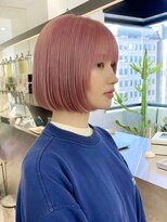 ロンドシエル 横浜(Lond ciel)&nbsp;イメチェン外ハネボブ美髪ワイドバングレイヤー髪質改善縮毛矯正