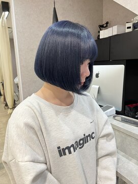 レガシーヘアーデザイン(Legacy hair design) 【Rio】☆大人気！ブルーブルーカラー☆天神/今泉