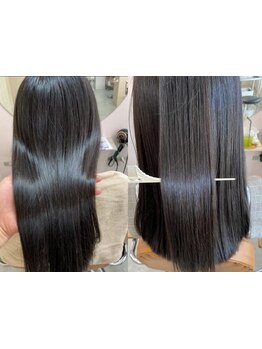 紫外線で傷んだ髪のお悩みを解決！ダメージを補修し、髪本来の輝きを引き出します◎