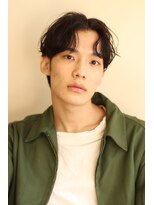 ブークル(boucle)&nbsp;毛流れパーマ　センターパート