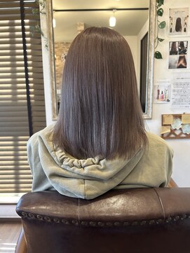 レン(Ren) ☆水素髪質改善トリートメントUPTOGLOSS☆ アメジストベージュ