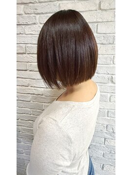 クオリス 赤塚店(QUALIS) 20代30代40代ミニボブショコラアッシュ透明感小顔ブリーチなし