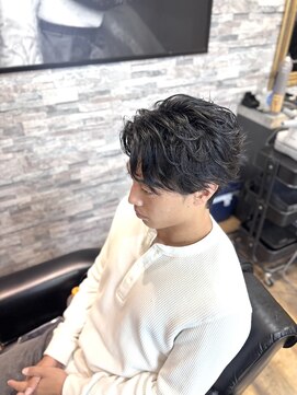 バーバーブロス(BAR BER bro's) 「大人気」フェザーパーマ