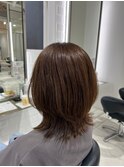 くびレイヤーでこなれ感 美肌診断カラー/ブラウン/冬カラー