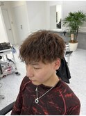 ツイストスパイラルパーマツイストパーマメンズパーマ刈り上げ