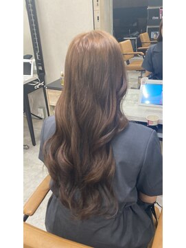 アジールヘア 東上野店(agir hair) 大人可愛いブリーチなしミルクティーベージュ【上野】