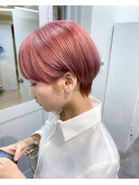 ヴェルダ 池袋店(verda)&nbsp;ピンクカラ×ショートヘア◎Yamamoto