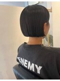 20代30代40代ミニボブ透明感小顔ブリーチなし