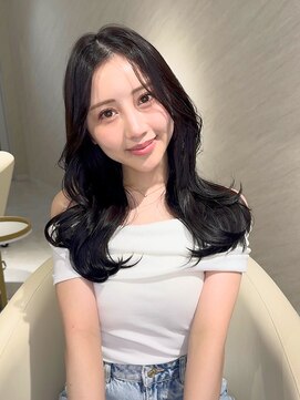 ミヨン 京橋店(miyon) 【miyon】韓国レイヤーカット×暗髪カラー×髪質改善