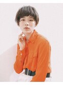 ■切りっぱなし前髪小顔マッシュショートM.SLASHたまプラーザ1-2