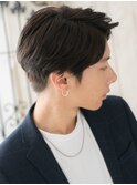 20代30代爽やかアースカラー社会人メンズショートY南越谷