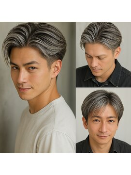 バース 梅田中崎町店(BIRTH) メンズハイライトバレイヤージュメッシュ