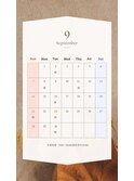 【福留】9月スケジュール