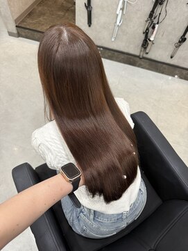 マーシュ 梅田(marshu) Warm brown/髪質改善トリートメント♪